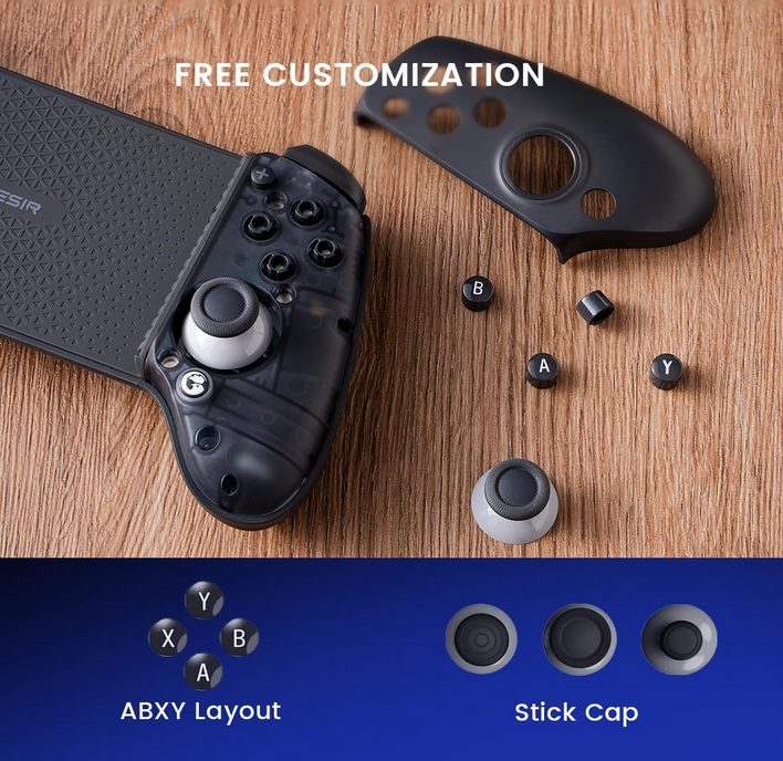 GameSir G8 Plus Bluetooth Stretchable Mobile Gamepad for Switch, iOS, Android, tablet, and PC