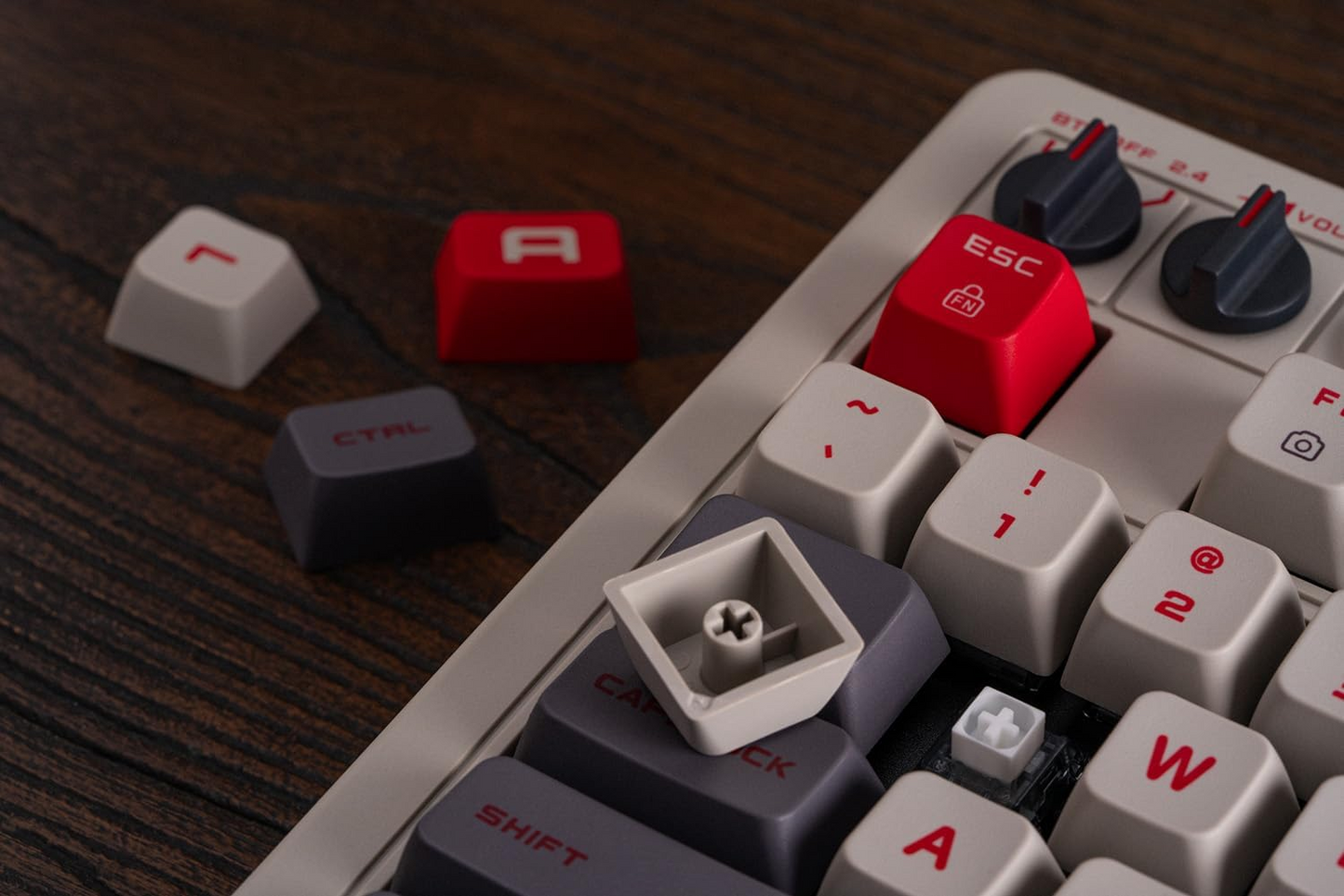 8BitDo Retro Mechanical Keyboard, Bluetooth/2.4G/USB-C Hot Swappable Gaming Keyboard 87 or 108 Keys