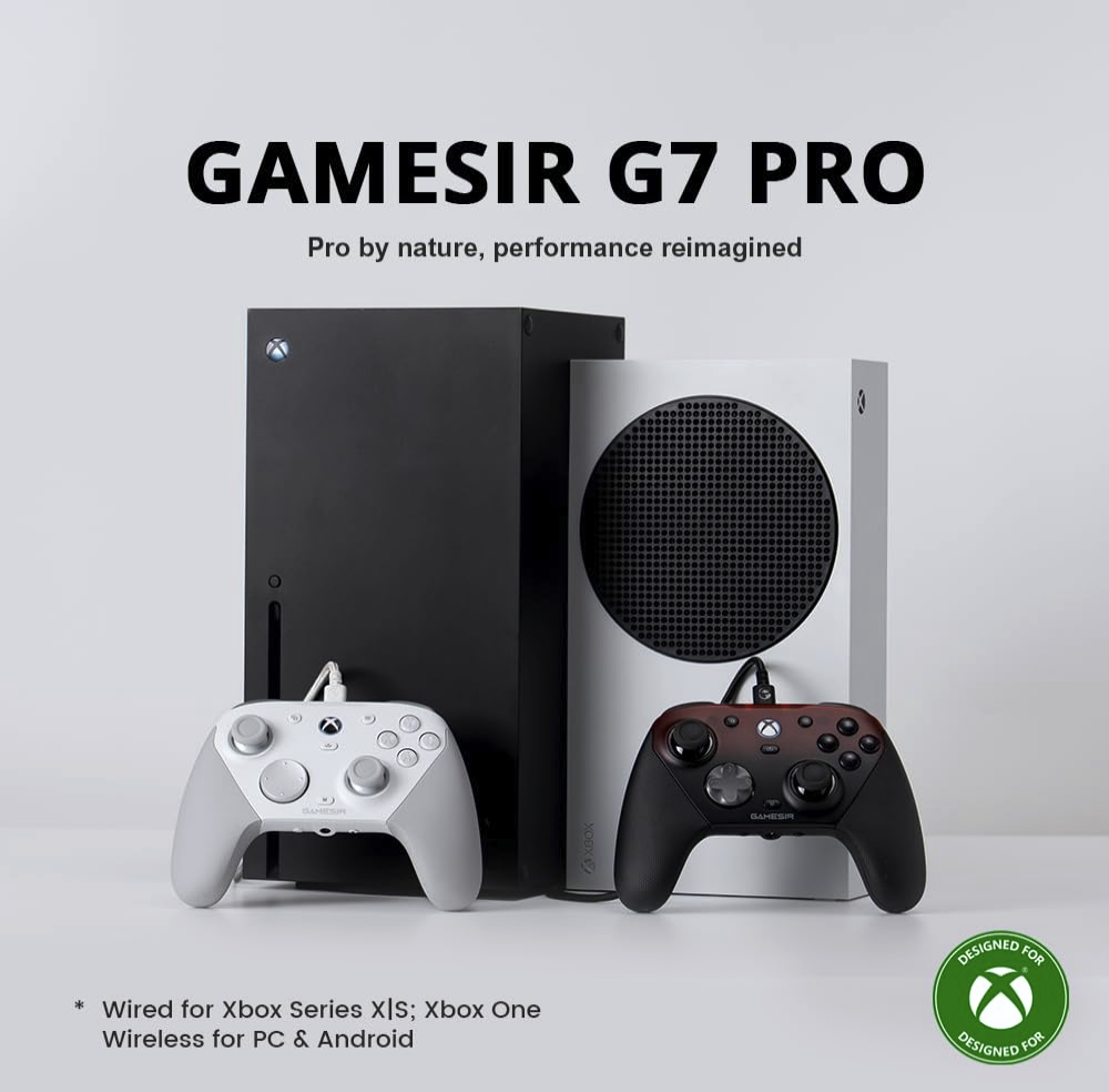 GameSir G7 Pro Tri-Mode Xbox Wired, PC, Steam & Android Wireless Controller