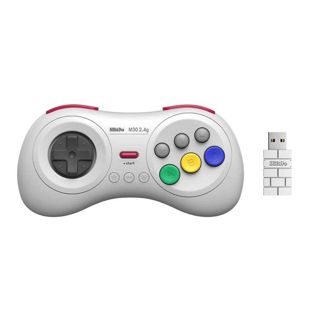8Bitdo M30 2.4G Wireless Gamepad for Sega Genesis Mini and Mega Drive Mini - Sega Genesis