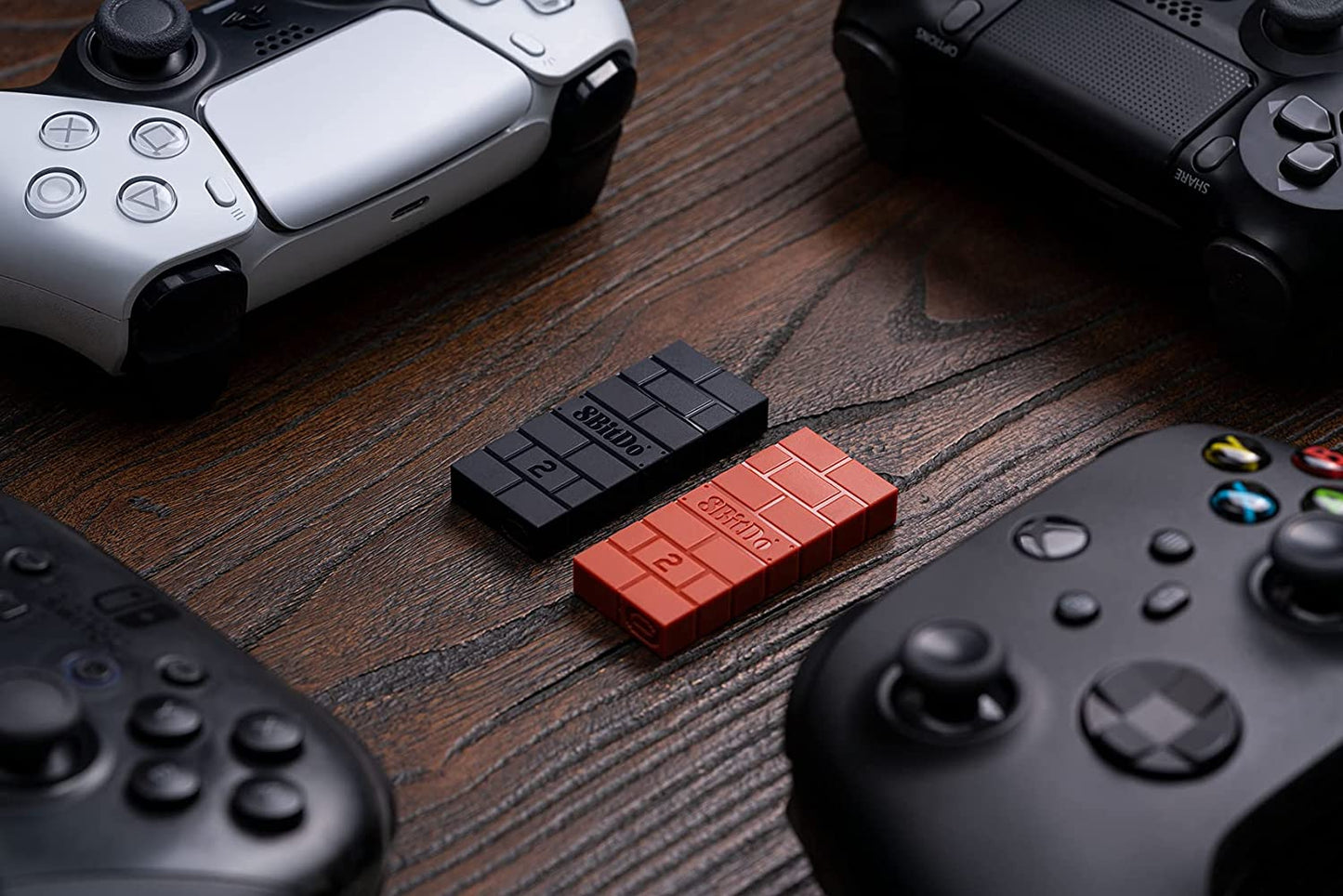 8Bitdo Adapter 2, Wireless Bluetooth USB  for Switch, Windows, macOS, Raspberry Pi, Android TV Box, Retrofreak