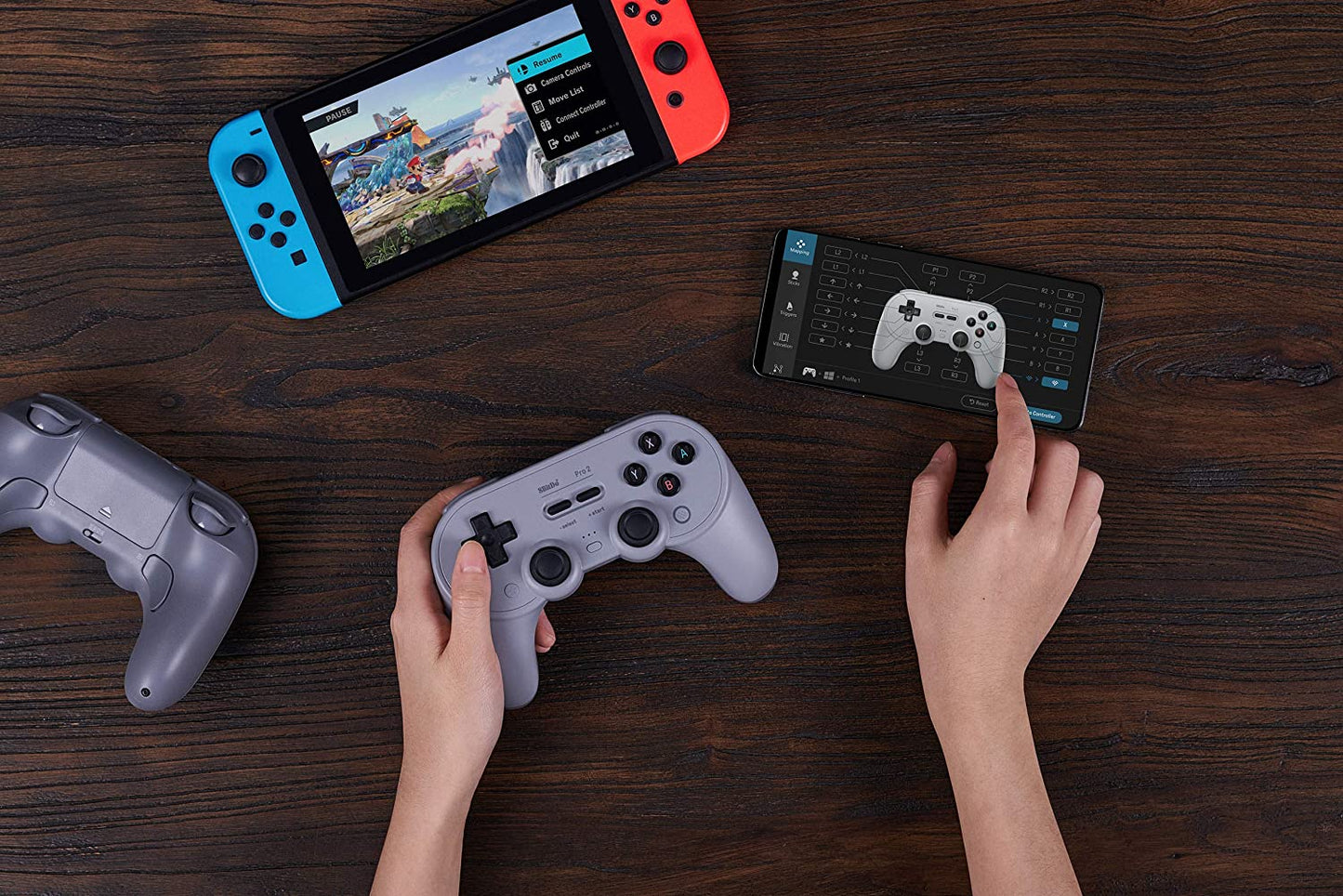 8Bitdo Sn30 Pro 2 Bluetooth Gamepad - for Nintendo Switch, Steam, MacOS, PC, Android & Raspberry PI