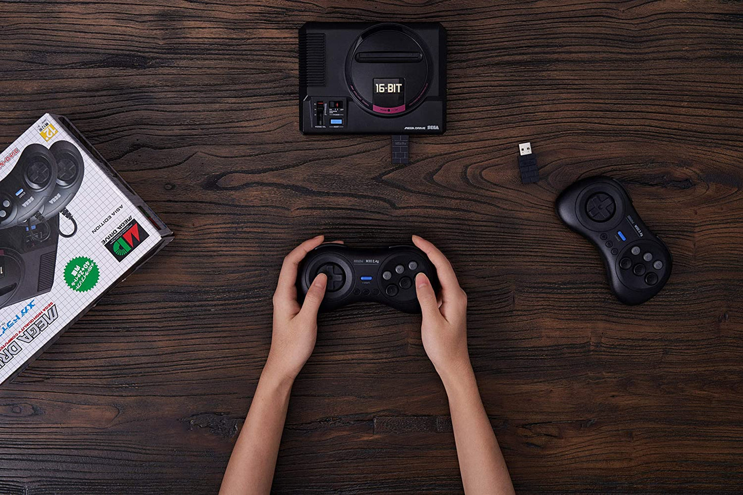 8Bitdo M30 2.4G Wireless Gamepad for Sega Genesis Mini and Mega Drive Mini - Sega Genesis