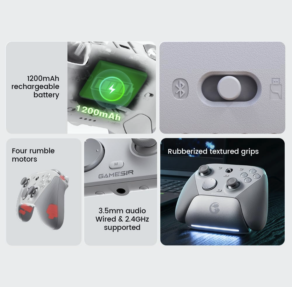 GameSir G7 Pro Tri-Mode Xbox Wired, PC, Steam & Android Wireless Controller