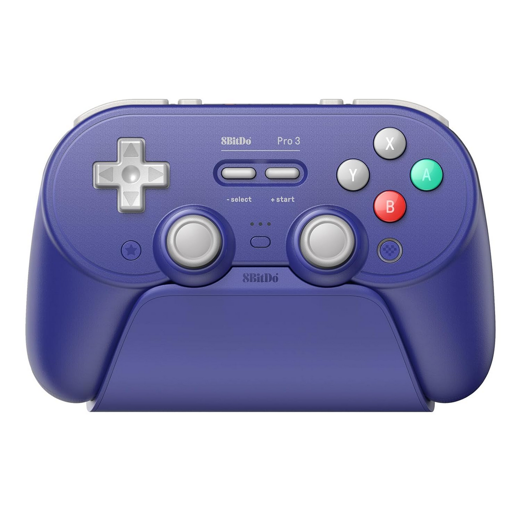 8BitDo Pro 3 Bluetooth Controller– TMR Joysticks, Pro Back Buttons, Charging Dock Switch 2, Windows, iOS, Android