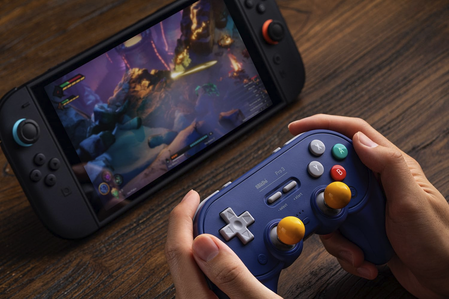 8BitDo Pro 3 Bluetooth Controller– TMR Joysticks, Pro Back Buttons, Charging Dock Switch 2, Windows, iOS, Android