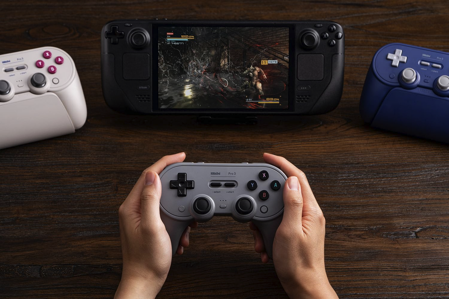 8BitDo Pro 3 Bluetooth Controller– TMR Joysticks, Pro Back Buttons, Charging Dock Switch 2, Windows, iOS, Android