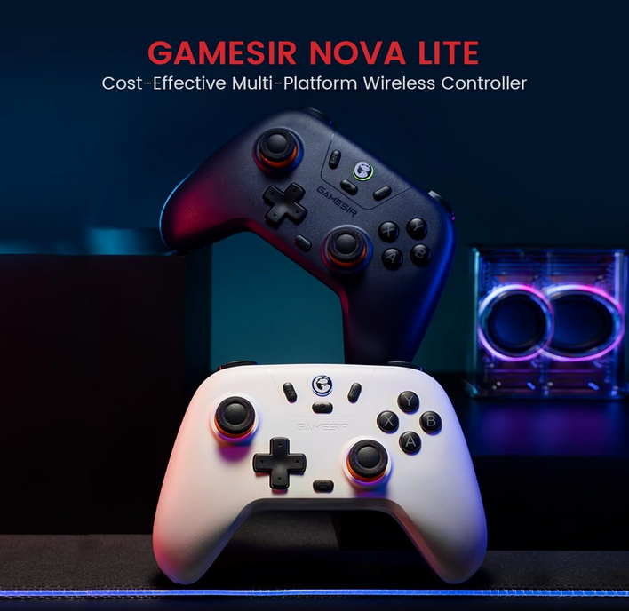 GameSir Nova Lite 2.4g Wireless Controller for Windows PC, iPhone, Android, Switch & Steam Deck,  Hall Effect Trigger