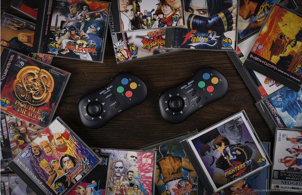 8Bitdo NEOGEO Wireless Controller for Windows, Android, and NEOGEO mini with Classic Click-Style Joystick - Officially L