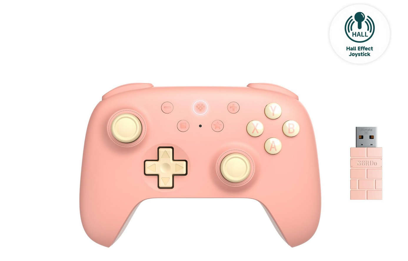 8Bitdo Ultimate 2C Hall Effect Joysticks and Hall Triggers Wireless Controller for Windows & Android
