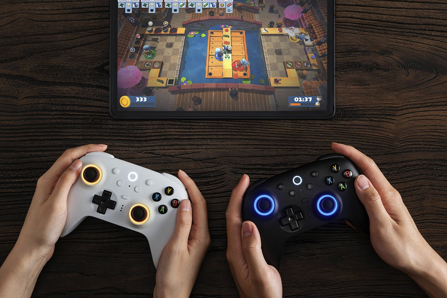 8Bitdo Ultimate 2  Wireless Windows & Android TMR Joysticks, Hall Effect/Tactile Triggers, Fire Ring