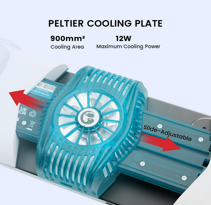 GameSir X3 Pro Stretchable Mobile Gamepad With Integrated Cooler for iPhone & Android