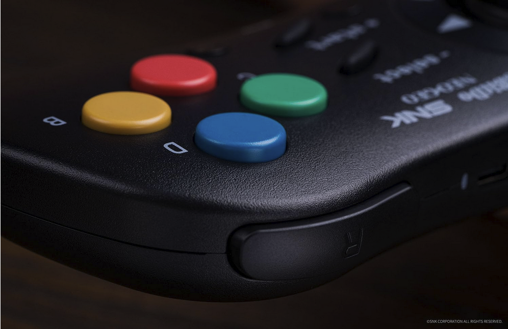 8Bitdo NEOGEO Wireless Controller for Windows, Android, and NEOGEO mini with Classic Click-Style Joystick - Officially L