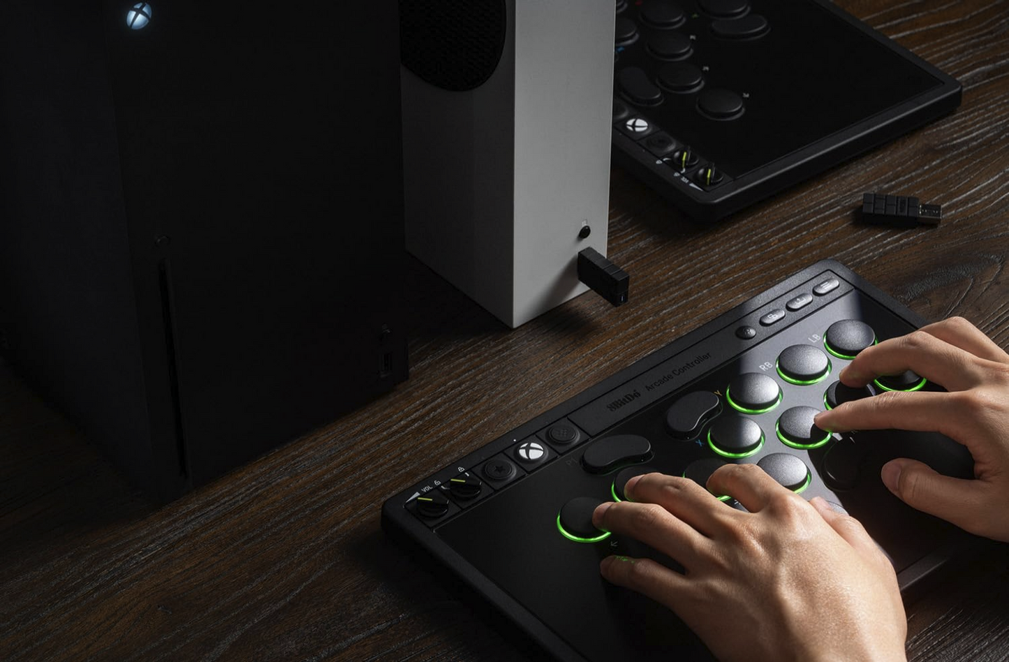 8BitDo All-Button Arcade Controller for Xbox Series X|S, Xbox One & PC, 2.4G Wireless, Low-profile Mechanical Switches
