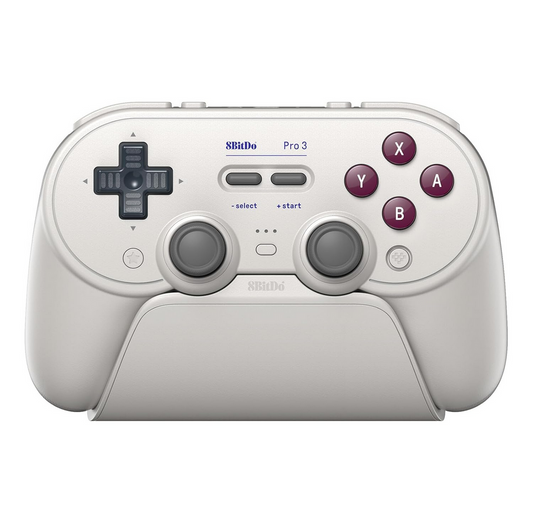8BitDo Pro 3 Bluetooth Controller– TMR Joysticks, Pro Back Buttons, Charging Dock Switch 2, Windows, iOS, Android