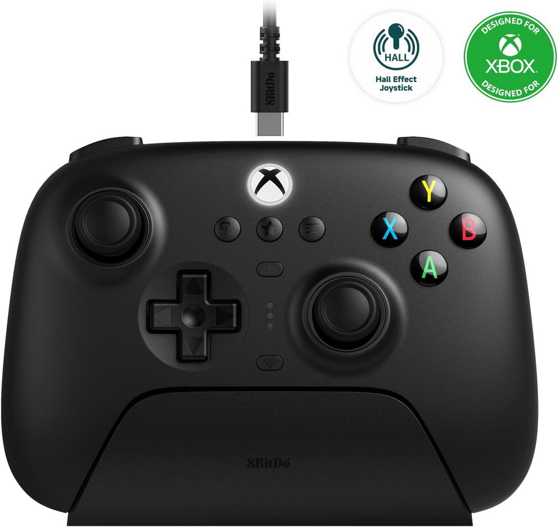 8Bitdo Ultimate 3-mode Controller for Xbox, Hall Effect Triggers and Joysticks.For Xbox Series X|S|One, Windows, Android