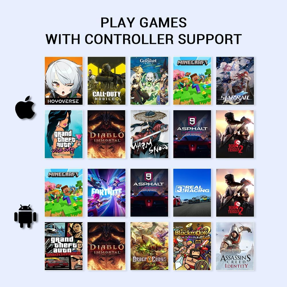 GameSir X5 Lite Type-C Mobile Gaming Controller for iPhone (USB-C), Android & HarmonyOS