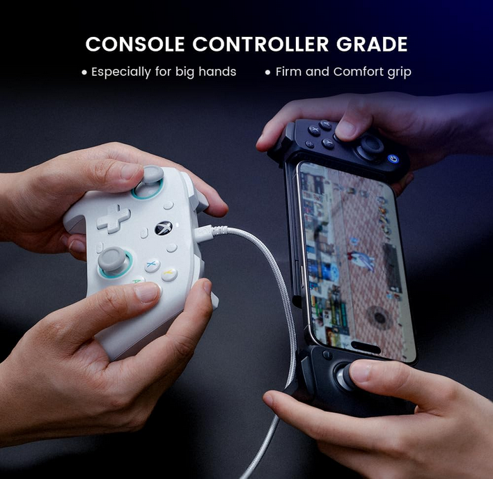 GameSir G8 Plus Bluetooth Stretchable Mobile Gamepad for Switch, iOS, Android, tablet, and PC