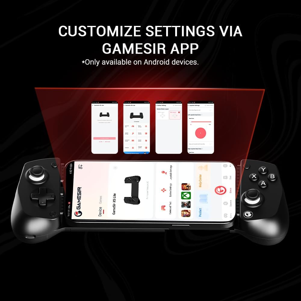 GameSir X5 Lite Type-C Mobile Gaming Controller for iPhone (USB-C), Android & HarmonyOS
