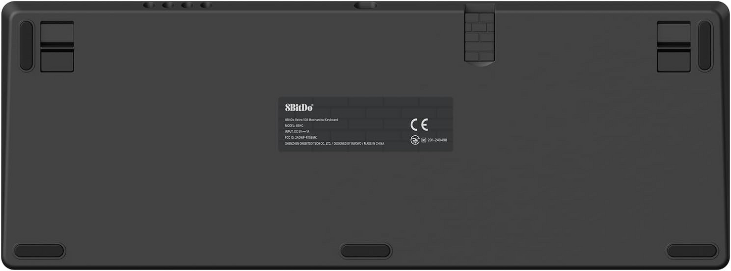 8BitDo Retro Mechanical Keyboard, Bluetooth/2.4G/USB-C Hot Swappable Gaming Keyboard 87 or 108 Keys