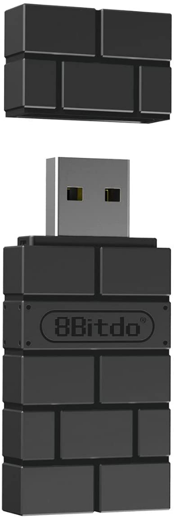 8Bitdo Adapter 2, Wireless Bluetooth USB  for Switch, Windows, macOS, Raspberry Pi, Android TV Box, Retrofreak