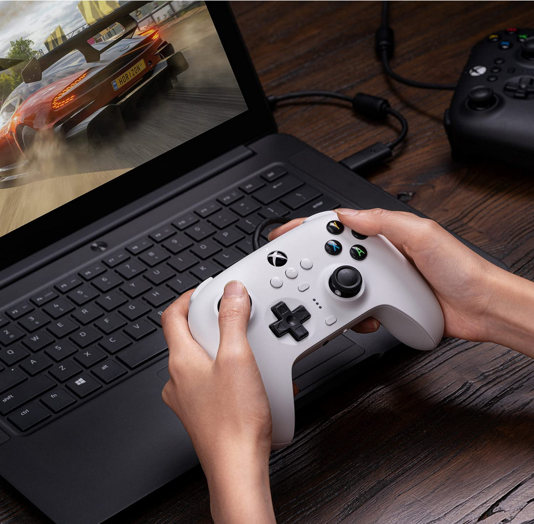 8Bitdo Ultimate Wired Controller for Xbox Series X, Xbox Series S, Xbox One, Windows 10 & Windows 11.Officially licensed