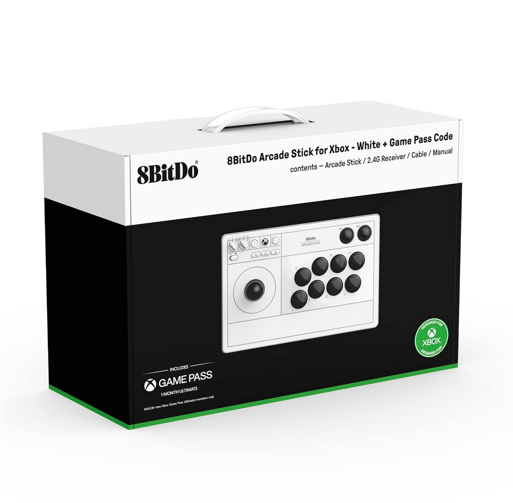 8Bitdo Arcade Stick for Xbox Series X|S, Xbox One and Windows 10, Arcade Fight Stick 3.5mm Audio  Officially Licensed