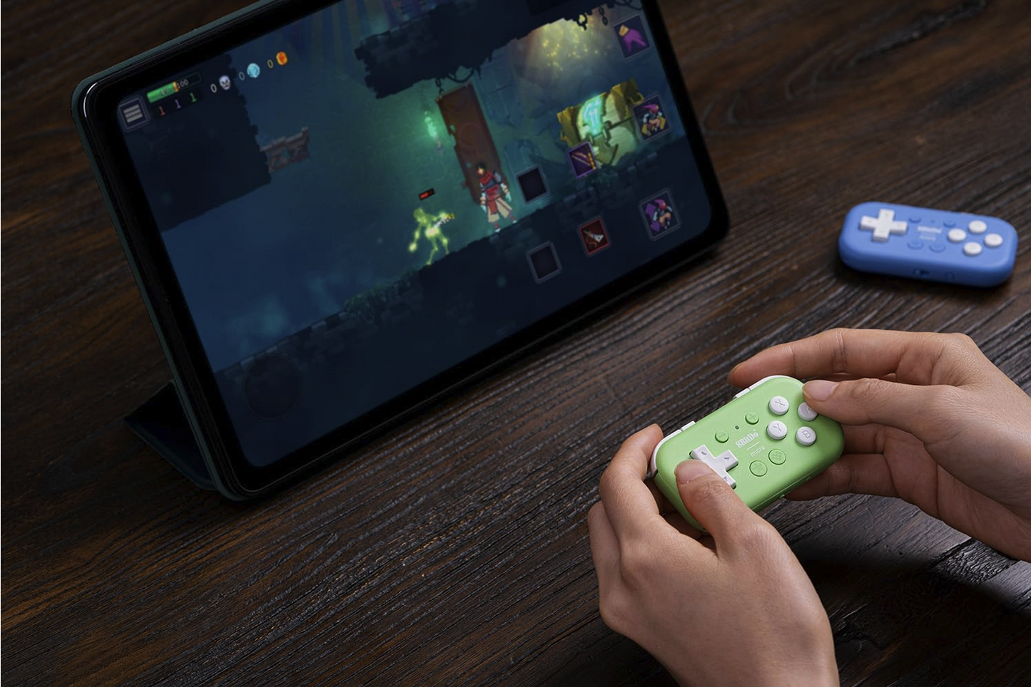 8Bitdo Micro Bluetooth Gamepad Pocket-sized for Switch, Android, and Raspberry Pi, Supports KeyboardMode