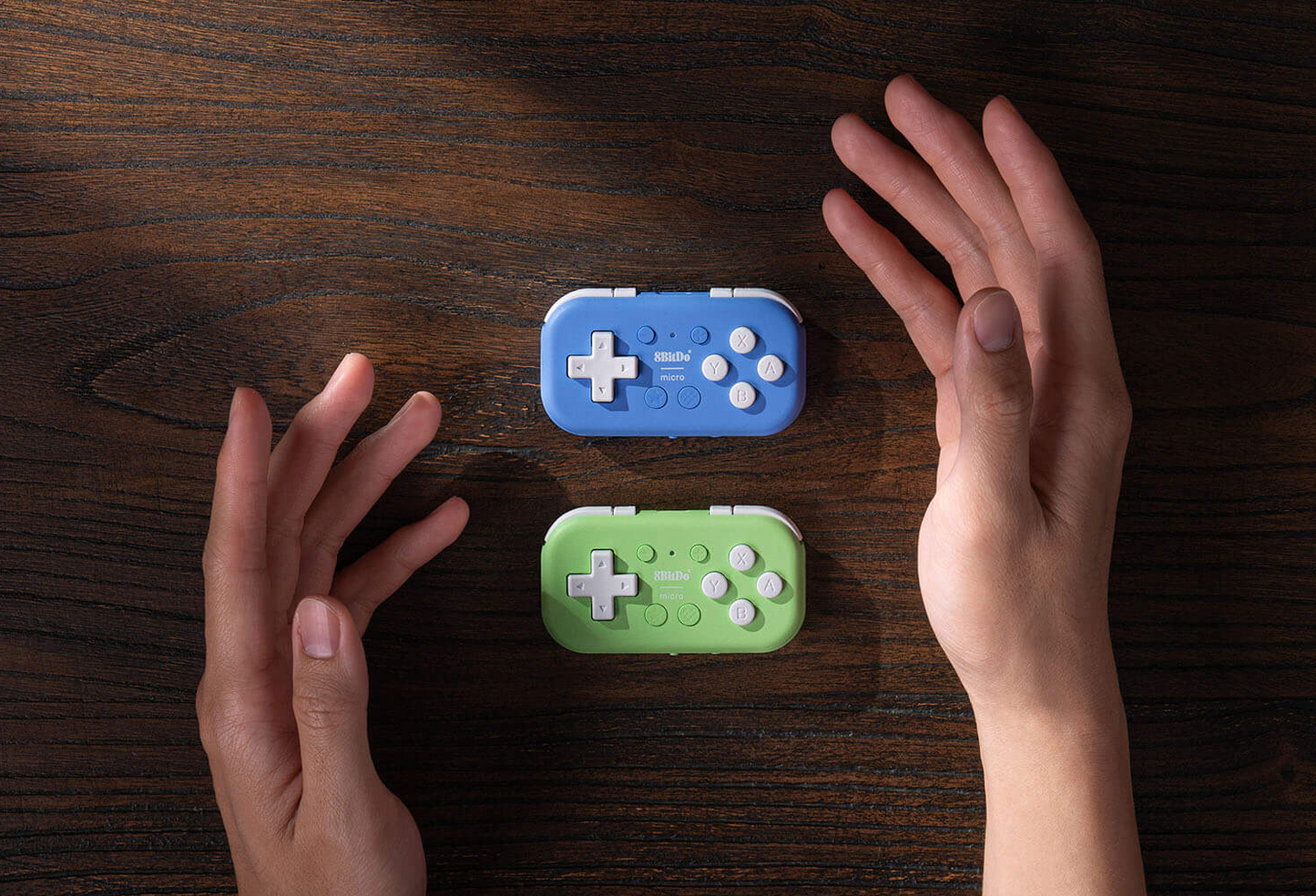 8Bitdo Micro Bluetooth Gamepad Pocket-sized for Switch, Android, and Raspberry Pi, Supports KeyboardMode