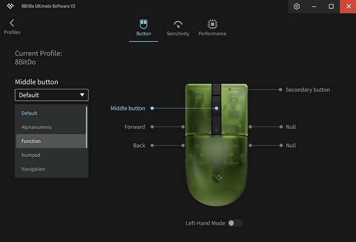 8BitDo Retro R8 Mouse with  DPI 26K, Wireless 4K Polling with Charging Dock
