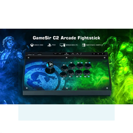 GameSir C2 Arcade Fightstick Fight Stick Joystick for Xbox One, PlayStation 4, Windows PC & Android