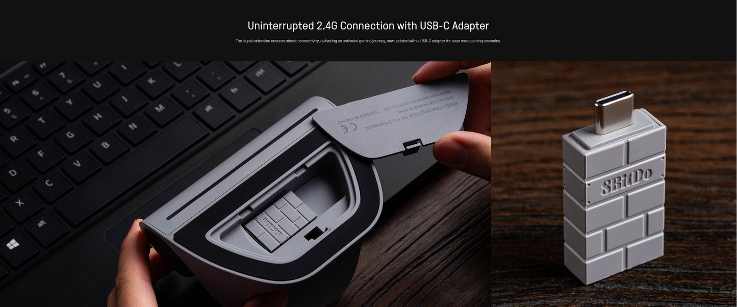 8BitDo Pro 3 Bluetooth Controller– TMR Joysticks, Pro Back Buttons, Charging Dock Switch 2, Windows, iOS, Android