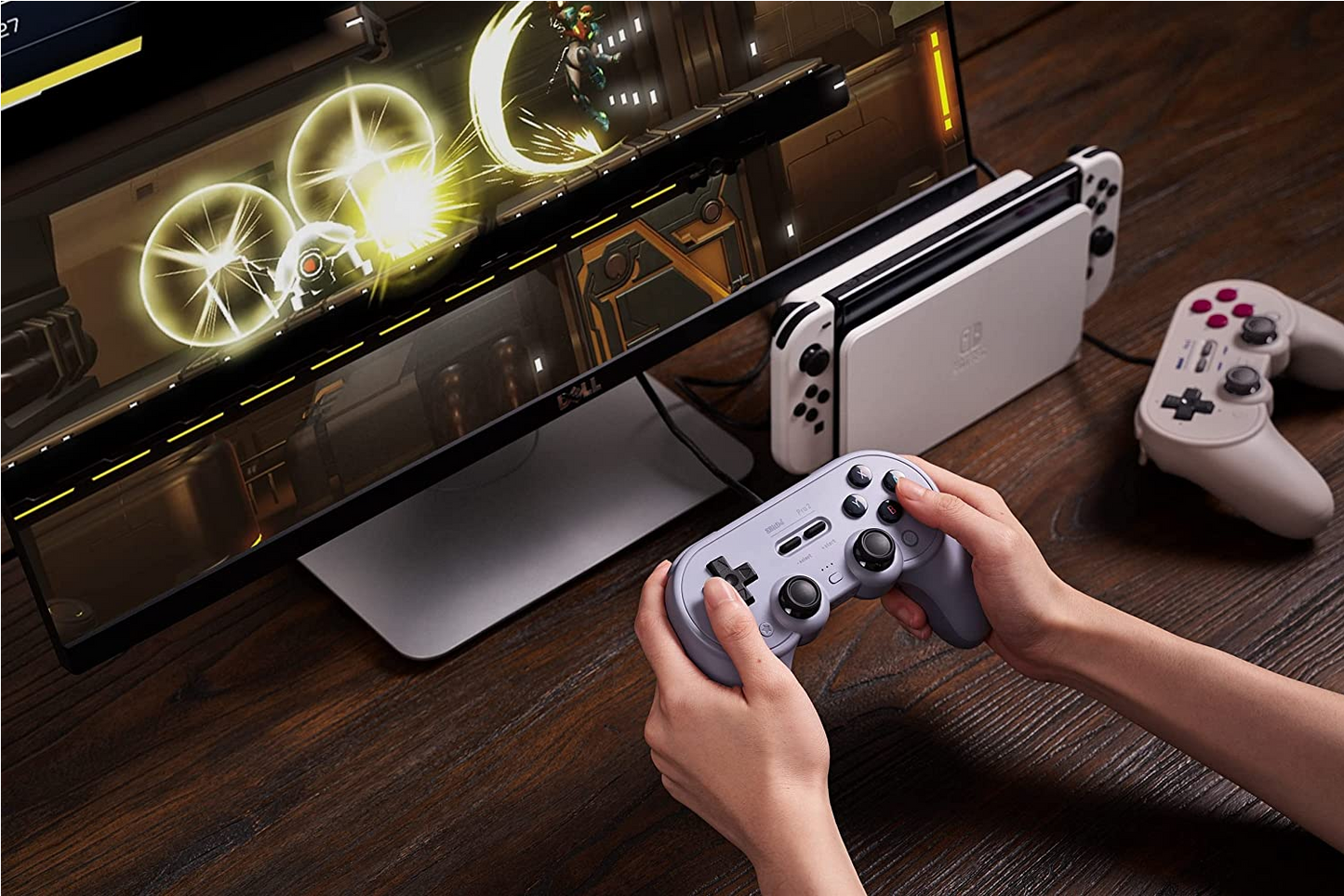 8Bitdo Sn30 Pro 2 Wired Gamepad for Switch & Windows