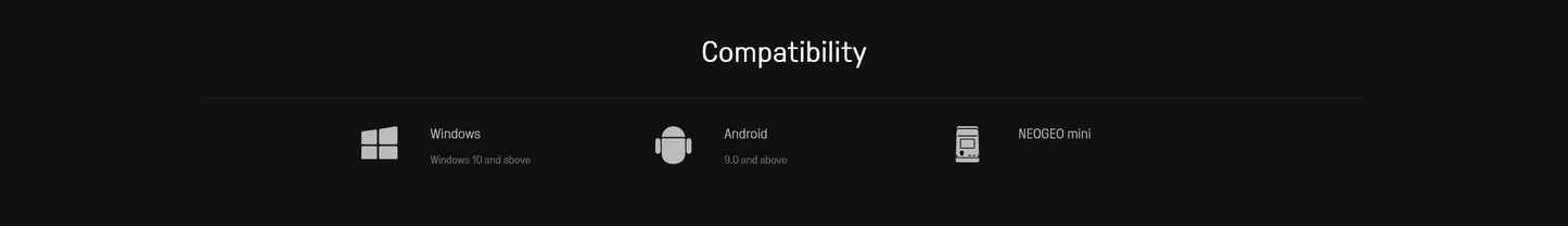 8Bitdo NEOGEO Wireless Controller for Windows, Android, and NEOGEO mini with Classic Click-Style Joystick - Officially L