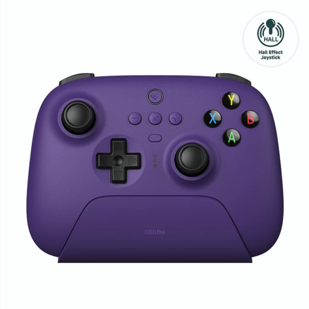 8BitDo Ultimate Wireless 2.4g Controller with Charging Dock, 2.4g Controller for Windows, iOS, Android & Raspberry Pi