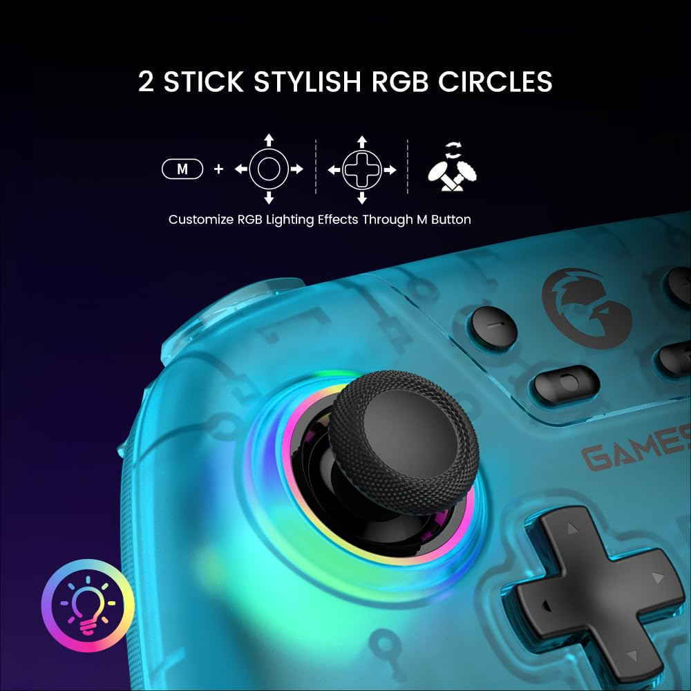 GameSir Nova HD Rumble Switch Pro Controller, Android, iOS, PC, Steam