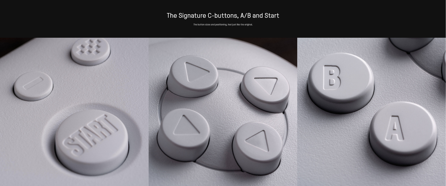 8Bitdo 64 Bluetooth Controller for Analogue 3D, Switch, Switch 2, Windows, and Android